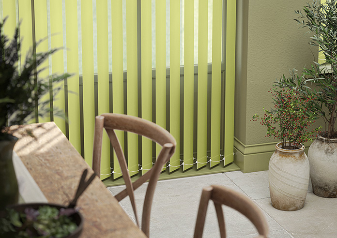Roma, Lime - Vertical Blind - Image 5